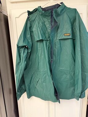 DryWear Navy and Forest Green Outerwear Jacket